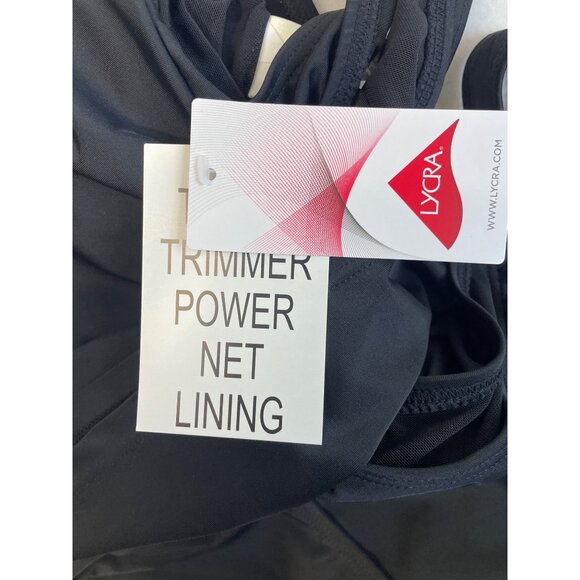 Blair Black Tankini Set With Built-In Bra & High- Swim Bottoms Sz 16/20 - New - Picture 9 of 11